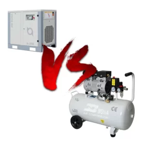 piston compressor vs screw air comopressor